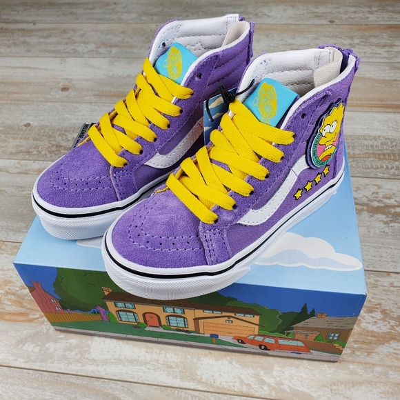 Vans X Simpsons SK8-Hi Zip Lisa 4 Prez - Picture 9 of 9